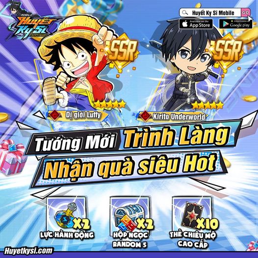 Kirito và luffy SSR