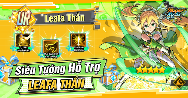 Chuỗi Sự Kiện Nhận Leafa Thần UR Siêu Hổ Trợ