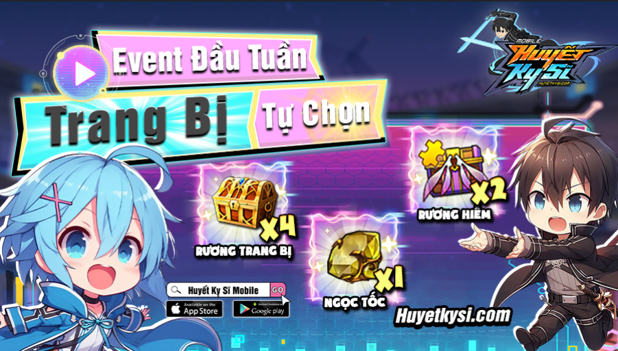 Event outgame Đầu Tuần - Rương Trang Bị Tự Chọn